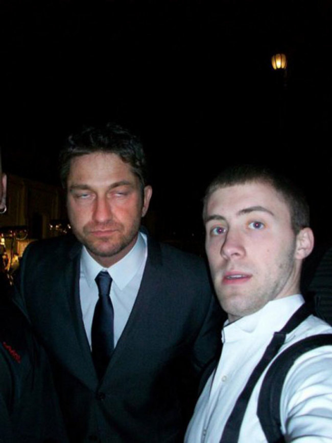 Perfect timing per Gerard Butler