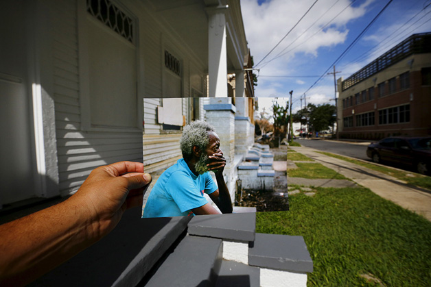 Wider Image: Katrina Scenes Overlaid - 10 Years On