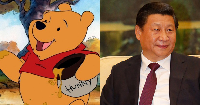 Winnie the pooh Xi Jinping